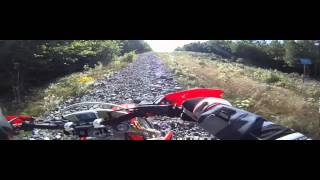 preview picture of video 'Ride Mekinac - LaTuque Gazoduc GoPro CRF450X mpcv2000 Helmet Camera Highlights'