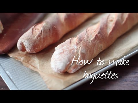 Como fazer baguetes