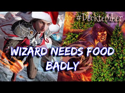 Decktember - Wizard Needs Food Badly - Wizards in Historic - Mtg Magic Arena Deck Tech and Game Play