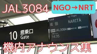 [In-flight Announcements] JAL Flight 3084 In-flight Announcements (250825)