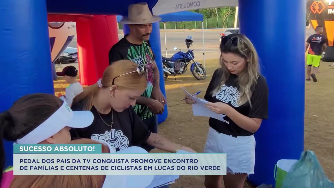 PEDAL DOS PAIS DA TV CONQUISTA PROMOVE ENCONTRO DE FAMÍLIAS E CENTENAS DE CICLISTAS
