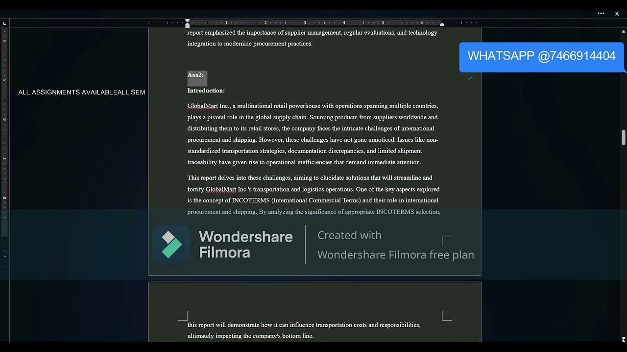 Procurement Management  dec cycle SOLVED ASSIGNMENT NMIMS