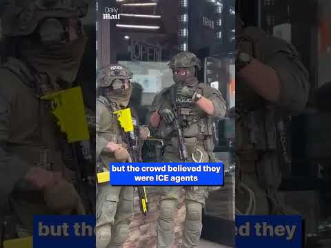 Protesters in Minneapolis mistake federal officials for ICE agents