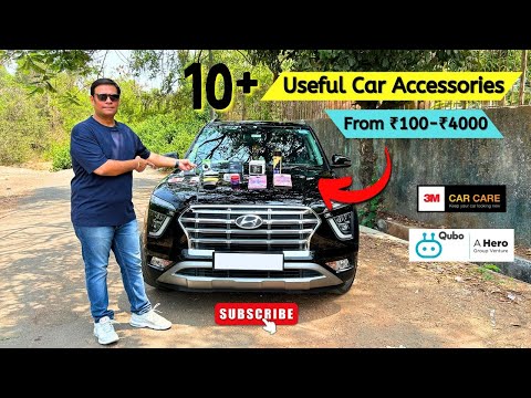 10+ Useful Car Accessories⚡| ₹100 - ₹4000 | Best Accessories @AmazonInOfficial  | @MotospeedIndia