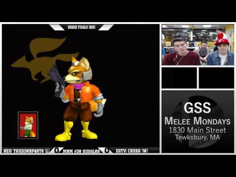 GSS #38 SSBM GF - Thunderpaste [L] (Default Fox) vs. EGtv | Crush [W] (Red Fox)