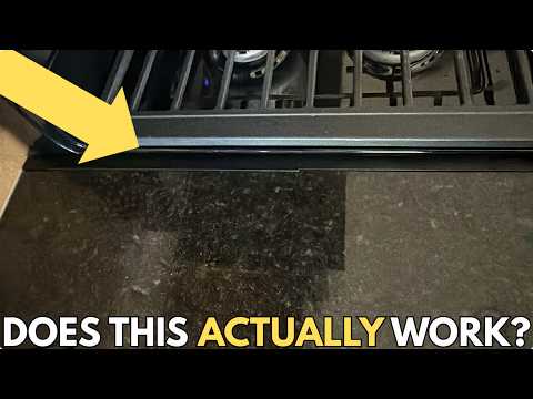 Stainless Steel Stove Gap Covers,Stove Gap Filler, Range Trim Kit, Stove Gap Guards, Heat Resistant and Easy to Clean, Easy retractable Length 13.8" to 27.5", Width 0.79",Black(2PCS) video review thumbnail