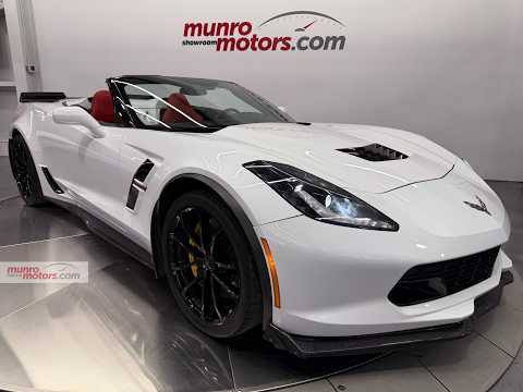 2017 Chevrolet Corvette Grand Sport Convertible 1LT in White for sale at Munro Motors in Brantford, ON