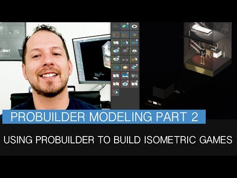 Unity ProBuilder modeling a car for an isometric game - Part 2