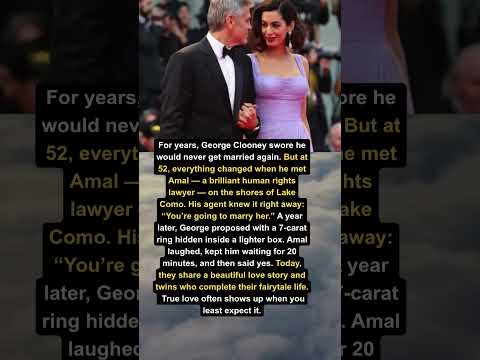 George Clooney’s Love Story That No One Saw Coming