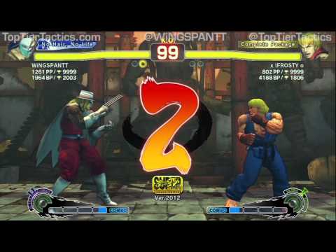 WiNGSPANTT (Vega) vs x IFROSTY o (Ken): Super Street Fighter 4 AE 2012 Ranked Matches