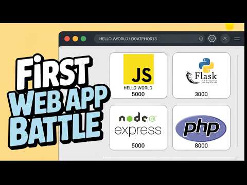 Python Flask Vs Javascript Vs Php 1b Build Your First Web App