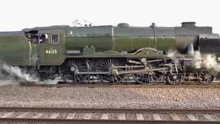 preview picture of video '46115 Scots Guardsman at Wakefield Kirkgate on 13-08-2013'