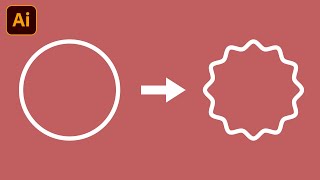 How-to create wavy circle in Adobe illustrator
