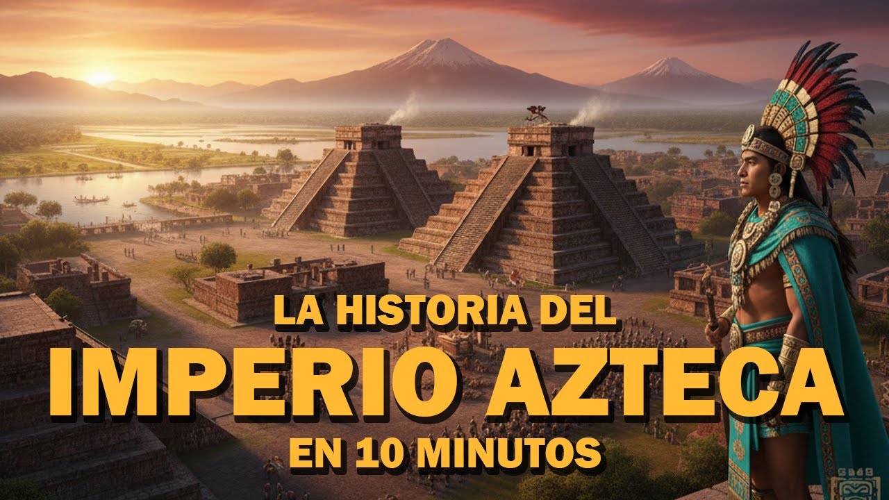 ✅ Resumen el IMPERIO AZTECA en 10 minutos | La historia del mayor imperio de MESOAMÉRICA