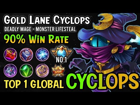 Supreme 1 Cyclops!! 90% Win Rate Cyclops - Top 1 Global Cyclops Build 2021 - Mobile Legends
