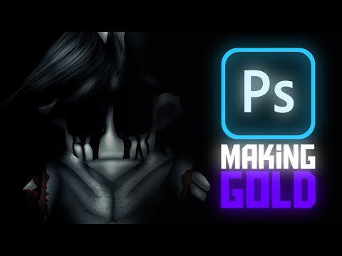 Making Gold from a Friday Night Funkin' Mod in Photoshop | Speed Edit | Lost Silver