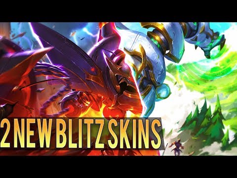 2 NEW BLITZCRANK SKINS - Lancer Paragon & Lancer Rogue Teaser Preview - League of Legends