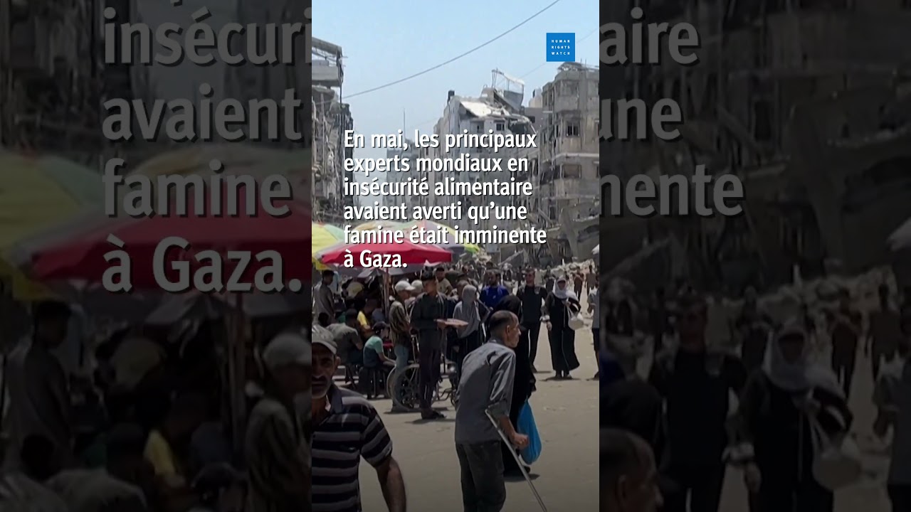 Gaza : Risque croissant de famine