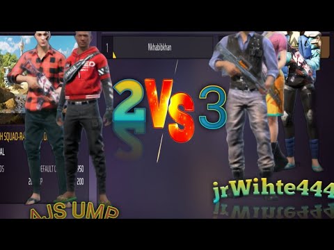 jr White 444vs Ajs UMP ,2v3😈😈😈