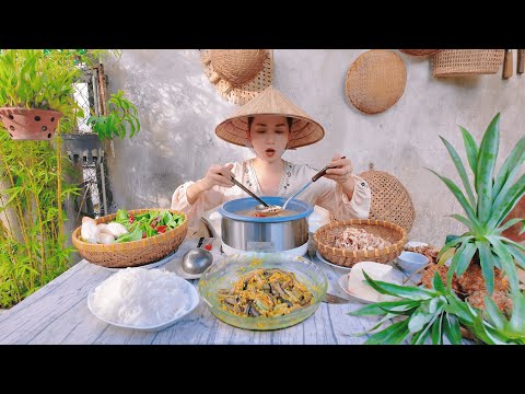 Harvesting Turmeric and Making Delicious Sour Eel Hotpot | It's ANH TV