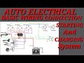 AUTO ELECTRICAL BASIC WIRING DIAGRAM AND CONNECTION STARTING AND CHARGING SYSTEM CONNECTION