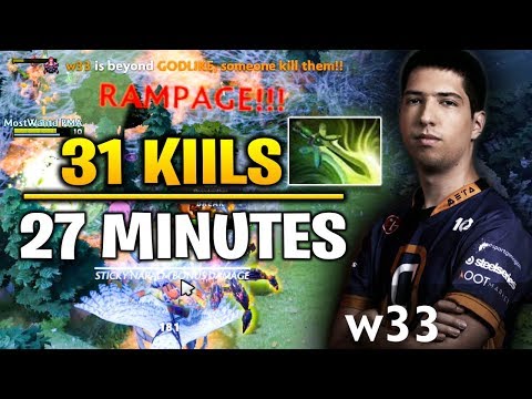 W33 RAMPAGE with his Hairy Legs Broodmother - 31 Kills/27 Min