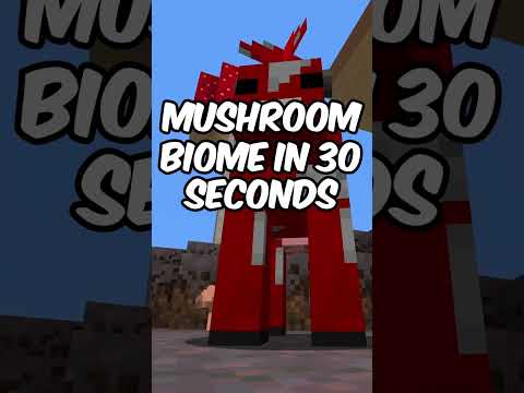 MUSHROOM BIOME SECRETS + How To Find Any Biome In Minecraft #Shorts