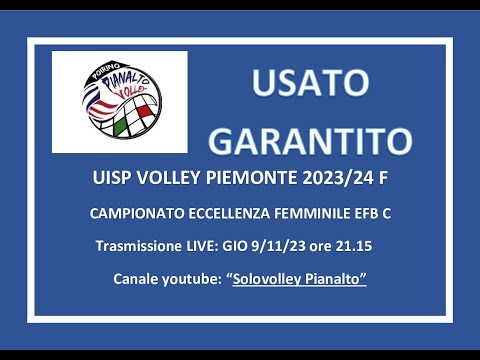 PIANALTO BLU SENIOR Vs USATO GARANTITO_UISP VOLLEY PIEMONTE:_CAMP. 2023/24 ECC. FEM  C