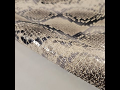 SNAKE EMBOSSED LEATHER 606