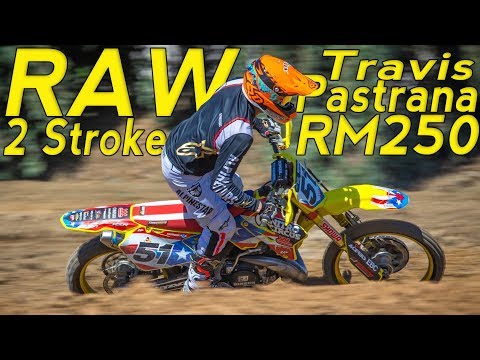 Travis Pastrana RM250 2 Stroke MXDN Race Bike  RAW - Motocross Action Magazine
