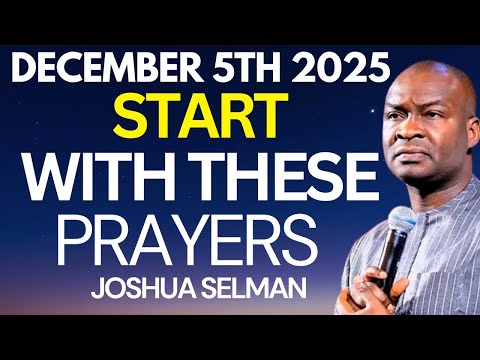 Apostle Joshua Selman COMMAND Your Day With Powerful Prayers | Friday Dec 5th Koinonia