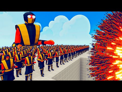 100x SCORPION + 1x GIANT vs 3x EVERY GOD   Totally Accurate Battle Simulator TABS