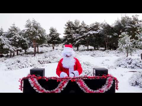Villancicos Electrónicos en la Nieve ❄️🎅 | Papa Noel DJ Set EDM, Techno & Hardstyle (Navidad 2025)