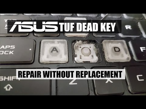 ASUS TUF Gaming F15 dead keys EASY REPAIR [ solved ]