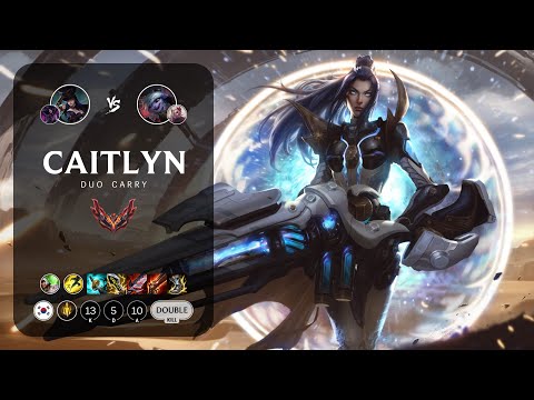 Caitlyn ADC vs Tristana - KR Grandmaster Patch 13.15