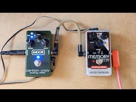 Electro Harmonix Memory Toy vs MXR Carbon Copy