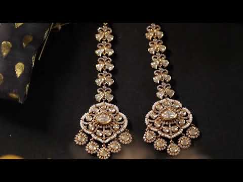 Vedanshi Statement Polki Earrings