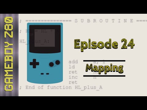 Learning Gameboy Color Z80 - Episode 24 - Mapping - 15/12/20