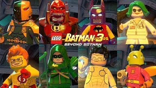 LEGO Batman 3 Beyond Gotham All Characters Unlocked Retrospective