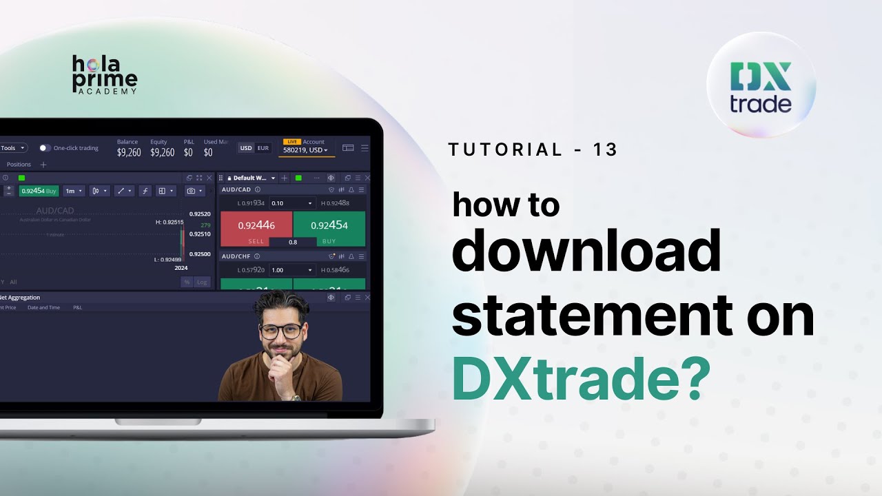 So laden Sie Ihren Kontoauszug bei DxTrade herunter | Hola Prime