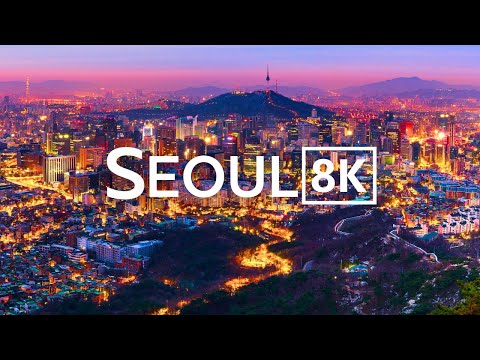 Seoul, South Korea 🇰🇷 in 8K ULTRA HD 60FPS - The Soul of Asia