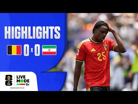 Bélgica 0-0 Irão (WC 2026)