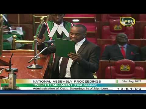 Jaguar Swearing as Member of Parliament Starehe