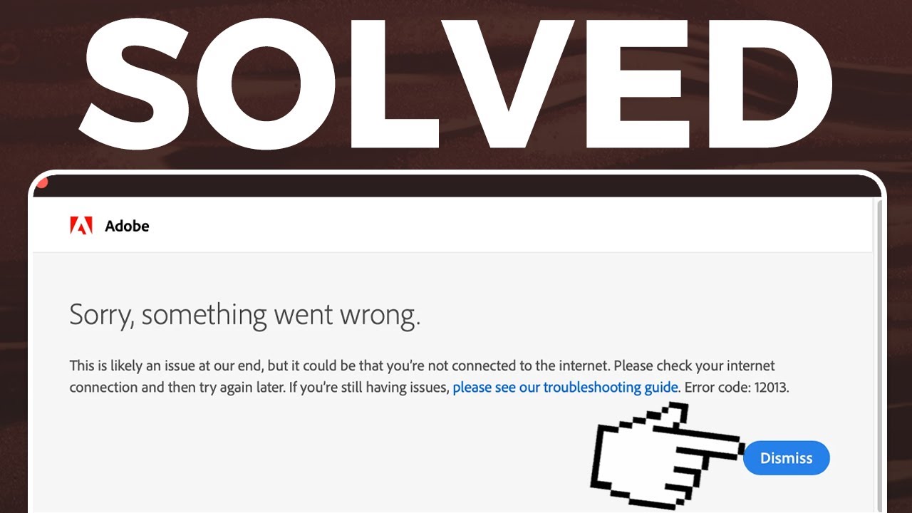 How To Fix Adobe Sorry Something Went Wrong Error (2025)
