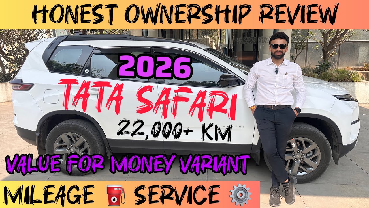 Tata Safari 2026 Honest Ownership Review: 22,000+ KM Truth - Mileage Service Costs #tatasafari