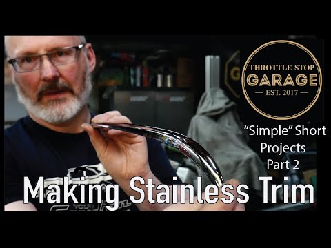 Making Stainless Steel Automotive Trim: Metal Hammer Forming Stainless Steel.