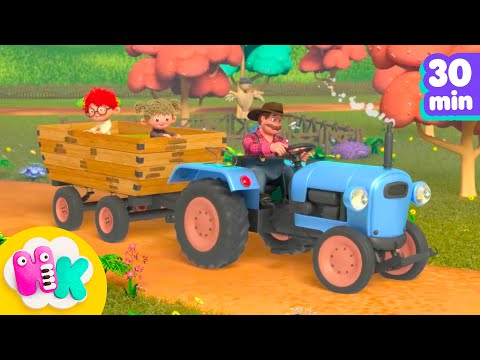 Trattori per bambini 🚜 Canzoni sui veicoli e sulla fattoria per i più piccoli | HeyKids Italiano
