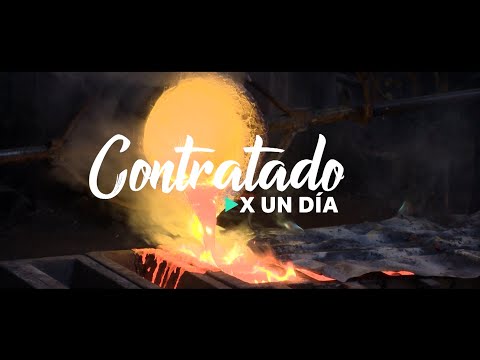 Roberto Funes Ugarte #HiredForOneDay as a smelter