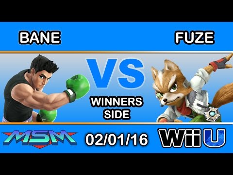 MSM 35 - PC | Bane (Little Mac) Vs. Fuze (Fox) Winners Side - Smash Wii U