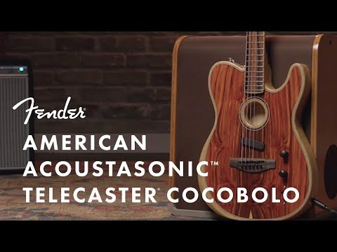 The Making of The American Acoustasonic Series Telecaster Cocobolo | Fender